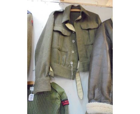 37 patt blouse/battledress Austrialian green khaki year 1942 size 13, H R Hayman Pty Ltd.,