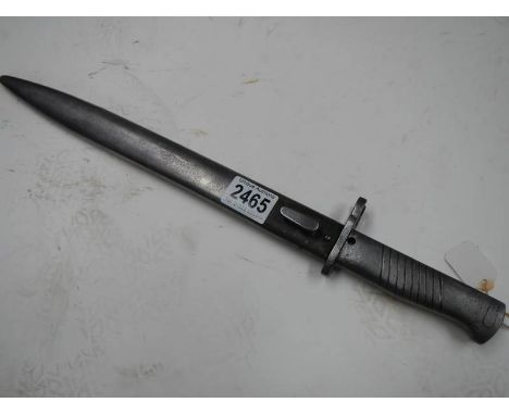 A German WW1 EB49 all steel Ersate bayonet with scabbard.