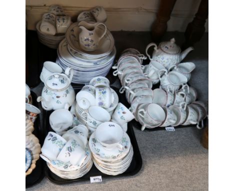 A Colclough tea and coffee service, Royal Doulton part Minerva service and another tea service Condition Report: Available up
