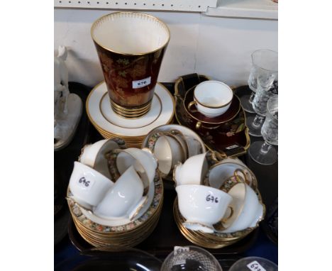 A Noritake tea service and assorted Carlton ware etc Condition Report: Available upon request