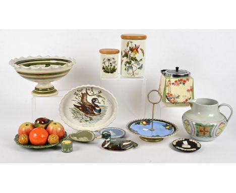 A substantial quantity of British and Continental ceramics including several Portmeirion Botanic Garden wares,   Michel Cauga