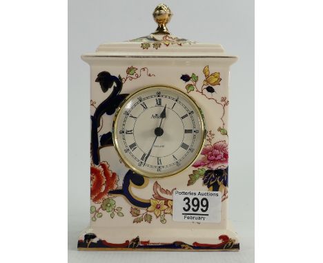 Masons Mandaley Mantle Clock: height 22cm
