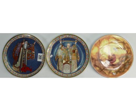Boxed Minton The Arthurian Legend Limited Edition Wall Plates: together with similar Border Fine Arts item(3)  