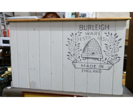 Modern Pine 3 Drawer Painted Sideboard: Ex shop display for Burleigh pottery at Middleport. 133cm wide x 83cm high x 37.5cm d