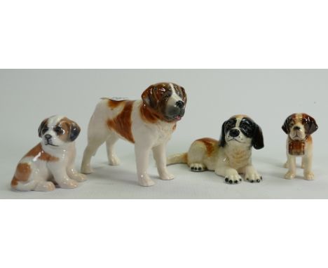 A collection of pottery dog figures: including Goebel etc (4)