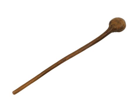 A tribal knobkerrie, 52cm long.