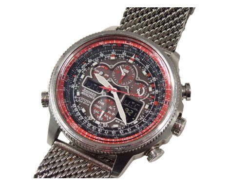 A Citizen Eco Drive gent's chronograph wristwatch, the Royal Air Force Red Arrows edition, boxed.