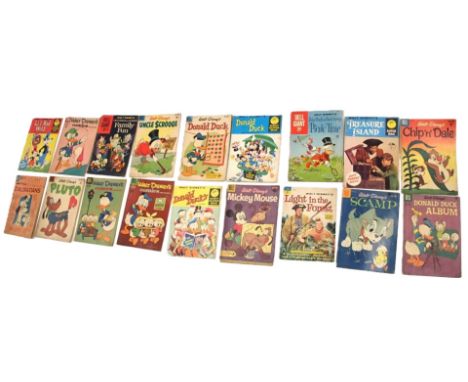 A quantity of Dell and Movie Classics Walt Disney comics, to include Light in the Forest, Treasure Hunt, Scamp, Chip and Dale