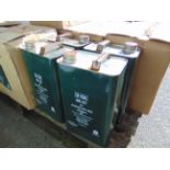 4x Unissued 5L Drums of OX-27 Synthetic Aviation Turbine Engine Oil