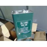 4x Unissued 5L Drums of OM-15 Mineral Hydraulic Oil