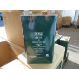 4x Unissued 5L Drums of OX-27 Synthetic Aviation Turbine Engine Oil