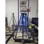 Mobile Metal Flatbed Truck, 48'' x 96'' NOTE: Contents / Tripods NOT Included)
