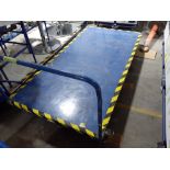 Mobile Metal Flatbed Truck, 48'' x 96''