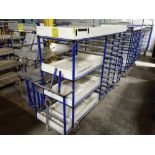 Multi-tray Mobile Cart, 24'' x 84''
