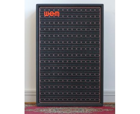 A WEM speaker (serial No CW 40985), 59 x 90 x 30cm 
