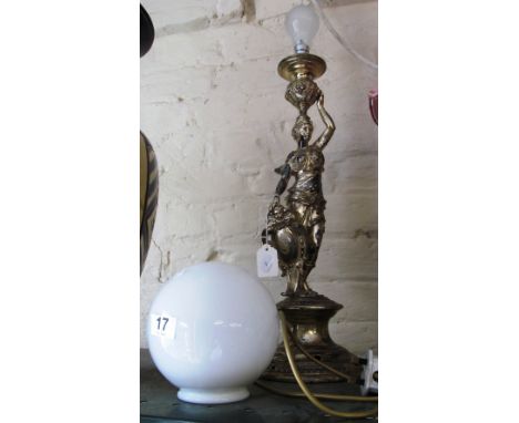 A plated lamp