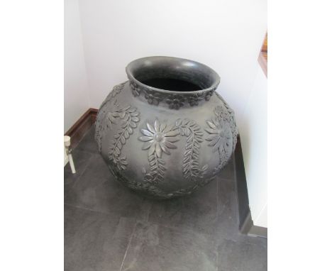 A pottery vase