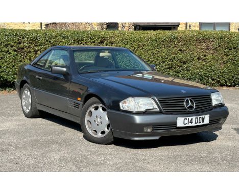 A 1995 Mercedes-Benz SL280, registration no.  C14 DDW, metallic anthracite grey.  Mercedes-Benz 129 range of sports cars was 