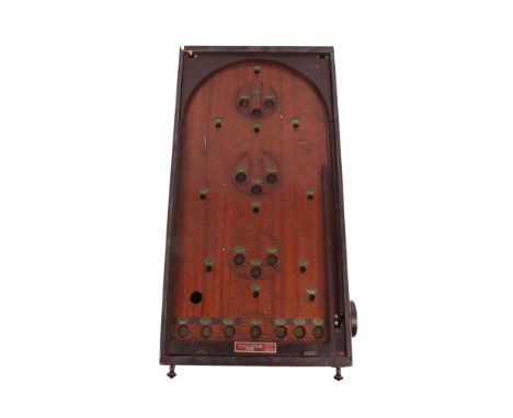 A vintage Corinthian Bagatelle board. Provenance: from the collection of the late Tony Cuff