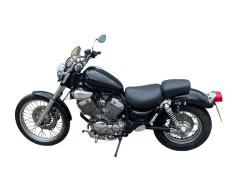 A 1977 Yamaha XV 535 Virago, registration no. R192 UCR, black.  This Virago has been in dry storage since February 2024.  Our