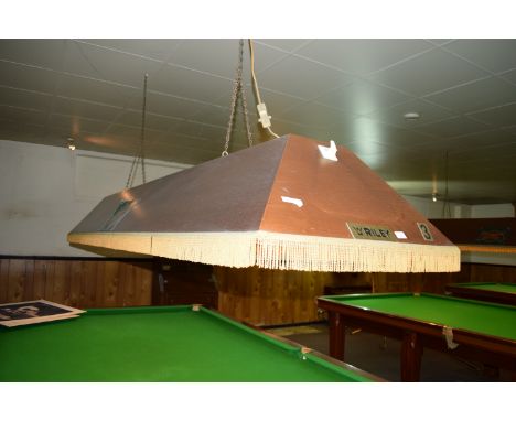 Riley traditional full size snooker table lighting shade
