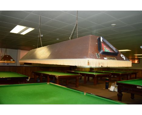 Riley traditional full size snooker table lighting shade