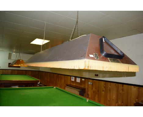 Riley traditional full size snooker table lighting shade