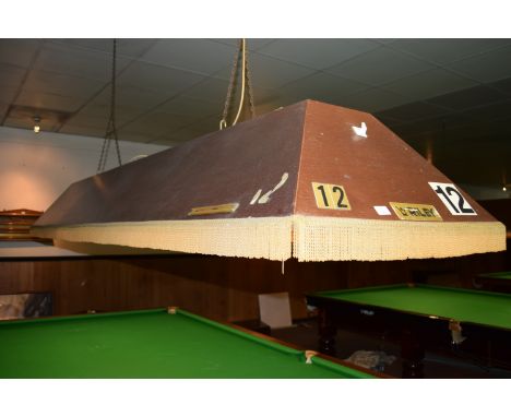 Riley traditional full size snooker table lighting shade
