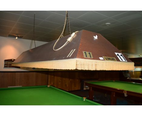 Riley traditional full size snooker table lighting shade