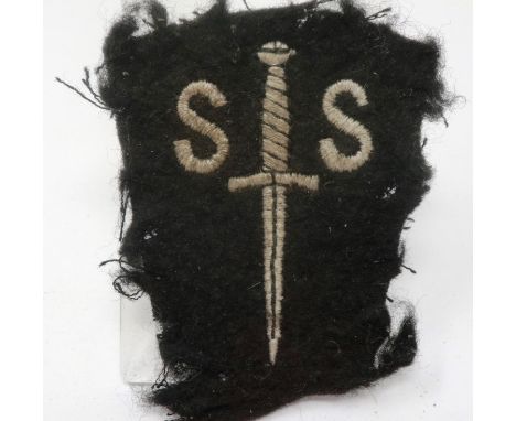 WWII British Commandos sleeve patch. P&amp;P Group 1 (£14+VAT for the first lot and £1+VAT for subsequent lots) 