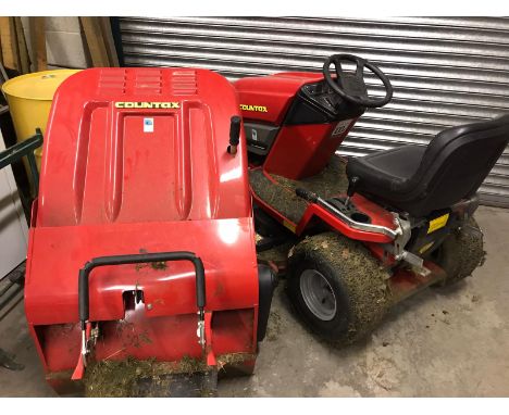 COUNTAX C400H GARDEN TRACTOR WITH KEY AND MANUAL