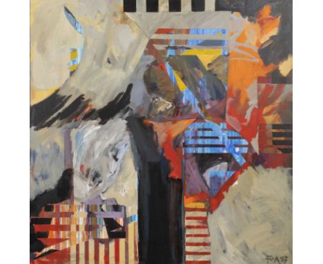 FABRIZIA VON ALTROCKtätig 2. Hälfte 20. Jh.'DER BLICK' (1997) Öl auf Leinwand. 145 x 145 cm (R. 147 x 147 cm). Unten rechts m