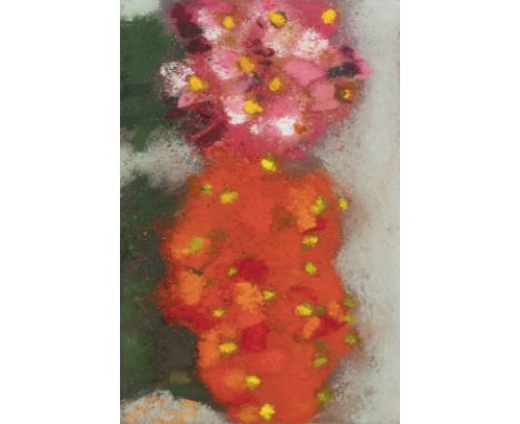 KLAUS FUSSMANN1938 VelbertASTERN Mischtechnik auf Papier. 14,5 x 22,5 cm (R. 30 x 37 cm). Unten rechts signiert 'Fußmann'. Mi