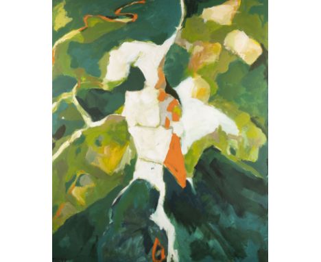 FABRIZIA VON ALTROCKtätig 2. Hälfte 20. Jh.DIPTYCHON (1997) Öl auf Leinwand. Je 145 x 119,5 cm (R. 147 x 121,5 cm). Unten rec