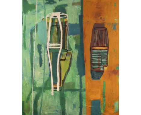 CIRO BELTRAN1965 Santiago de Chile -  lebt und arbeitet in Berlin und Santiago'DULCES SUENOS' (1998-99) Acryl und Sand auf Ne