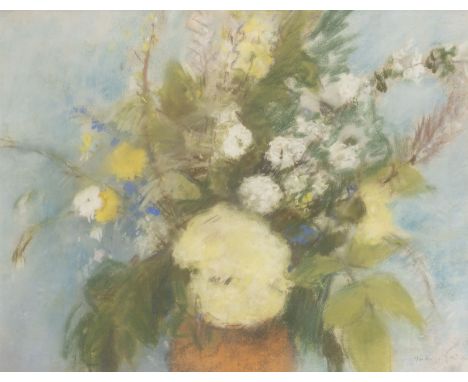 BELA IVANYI-GRÜNWALD1867 Som, Ungarn - 1940 BudapestBLUMENSTILLLEBEN Pastellkreide auf Papier. SM 41,5 x 52,5 cm (R. 50 x 61 