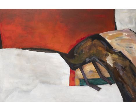 FABRIZIA VON ALTROCKtätig 2. Hälfte 20. Jh.'NACH OBEN' Öl auf Leinwand. 145 x 100 cm (R. 147 x 102 cm). Unten links monogramm