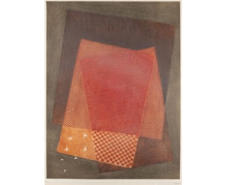 ARTHUR LUIS PIZA1928 S?o Paulo - 2017OHNE TITEL Farbradierung auf Velin. SM 80 x 60 cm (R. 91 x 71 cm). Unten rechts mit Blei