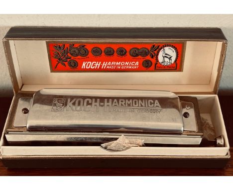 VINTAGE KOCH HARMONICA, APPROX 12.5cm LONG
AS NEW