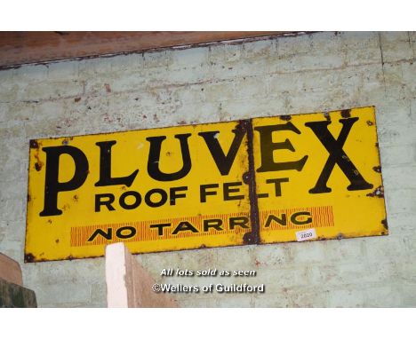 VINTAGE ENAMEL SIGN