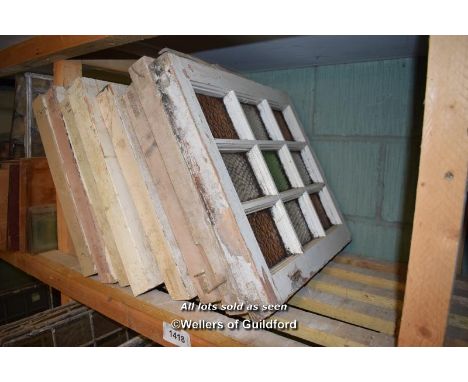SHELF OF LEADLIGHT WINDOWS
