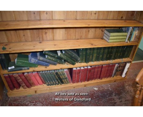 LARGE COLLECTION OF MIXED VINTAGE HARDBACK BOOKS