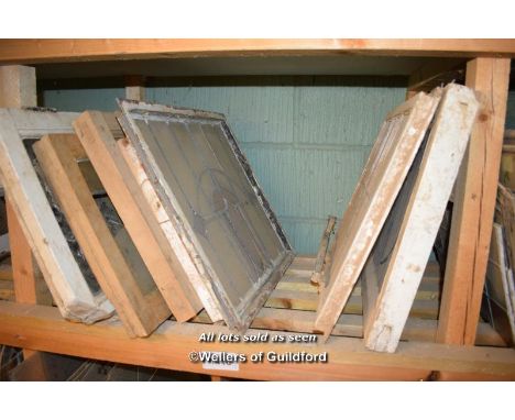 SHELF OF LEADLIGHT WINDOWS