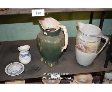 SHELF OF MIXED PORCELAIN WARE