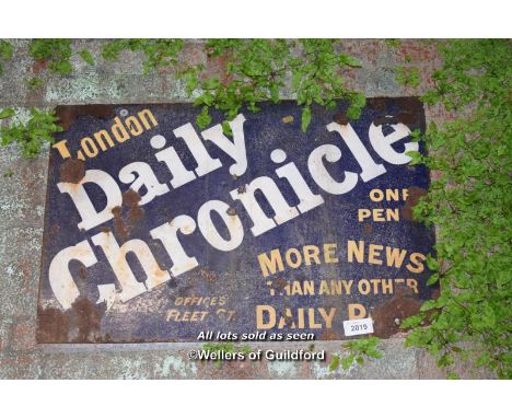 VINTAGE ENAMEL SIGN