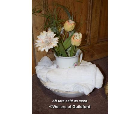PORCELAIN JUG AND BASIN