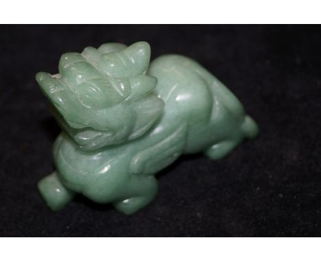 Jade carving, of a dragon 