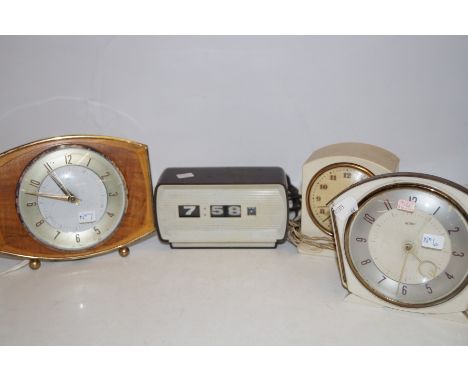 Four vintage clocks