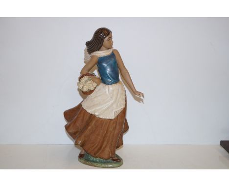 Nao stoneware figure of a girl Height-38cm