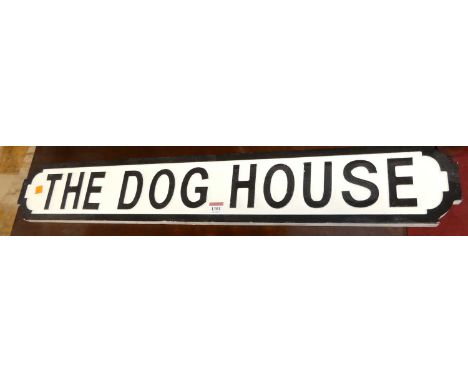 A modern painted wall sign titled The Dog House, width 87cmThis item is brand new.